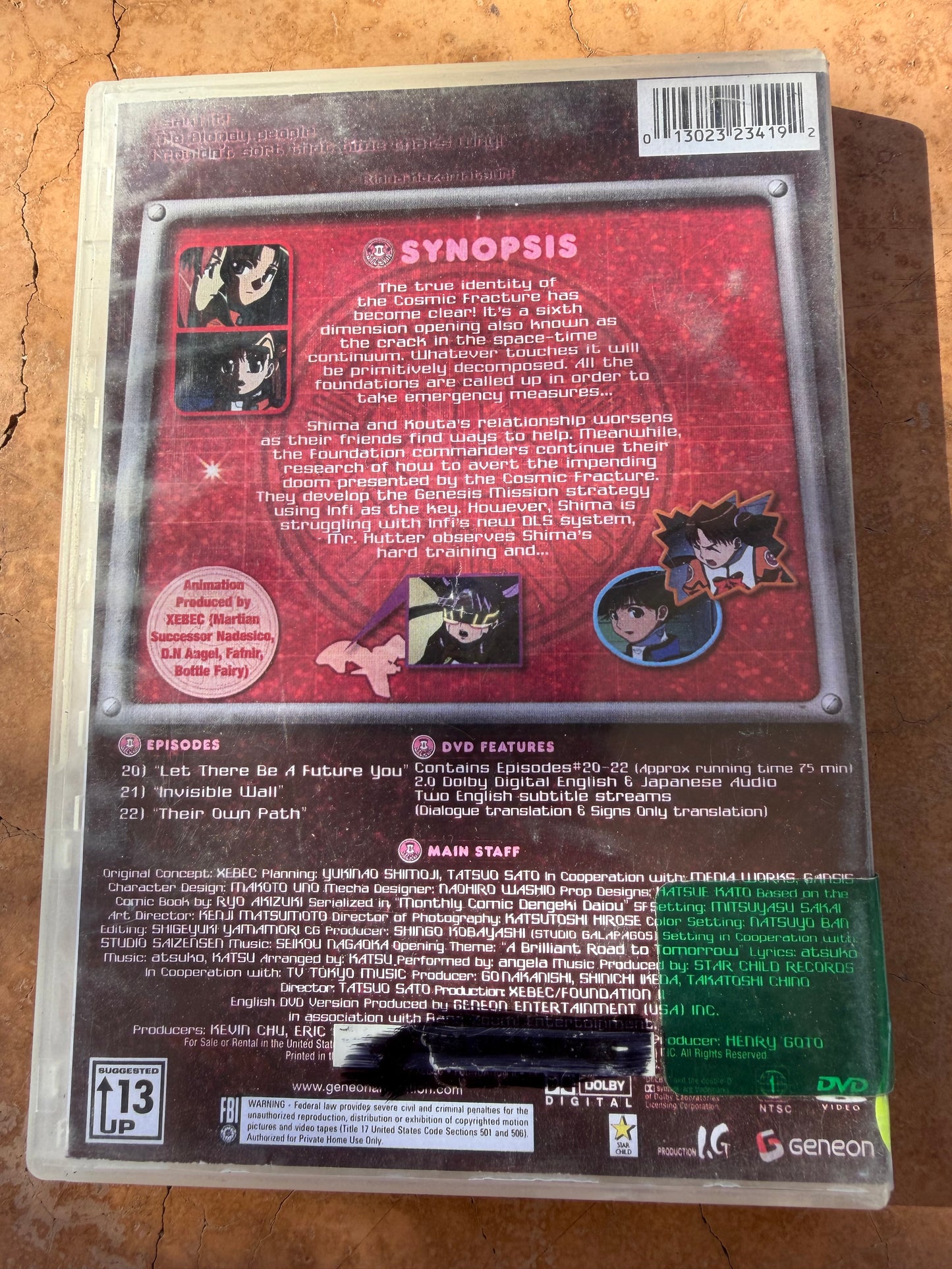 Stellvia Foundat DVD movie animated cartoon series episodes 20,21,22…