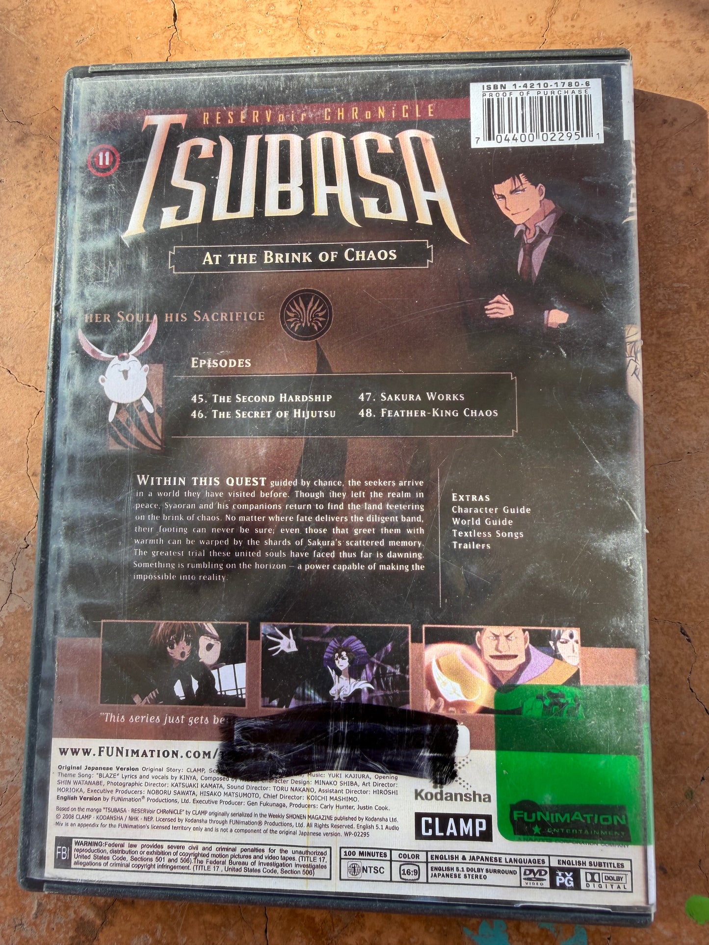 Isubasa dvd movie anime series episodes At the Brink of Chaos…