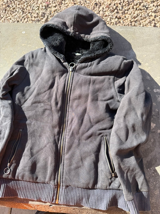 Old Navy hoodie size Large zipper black color …