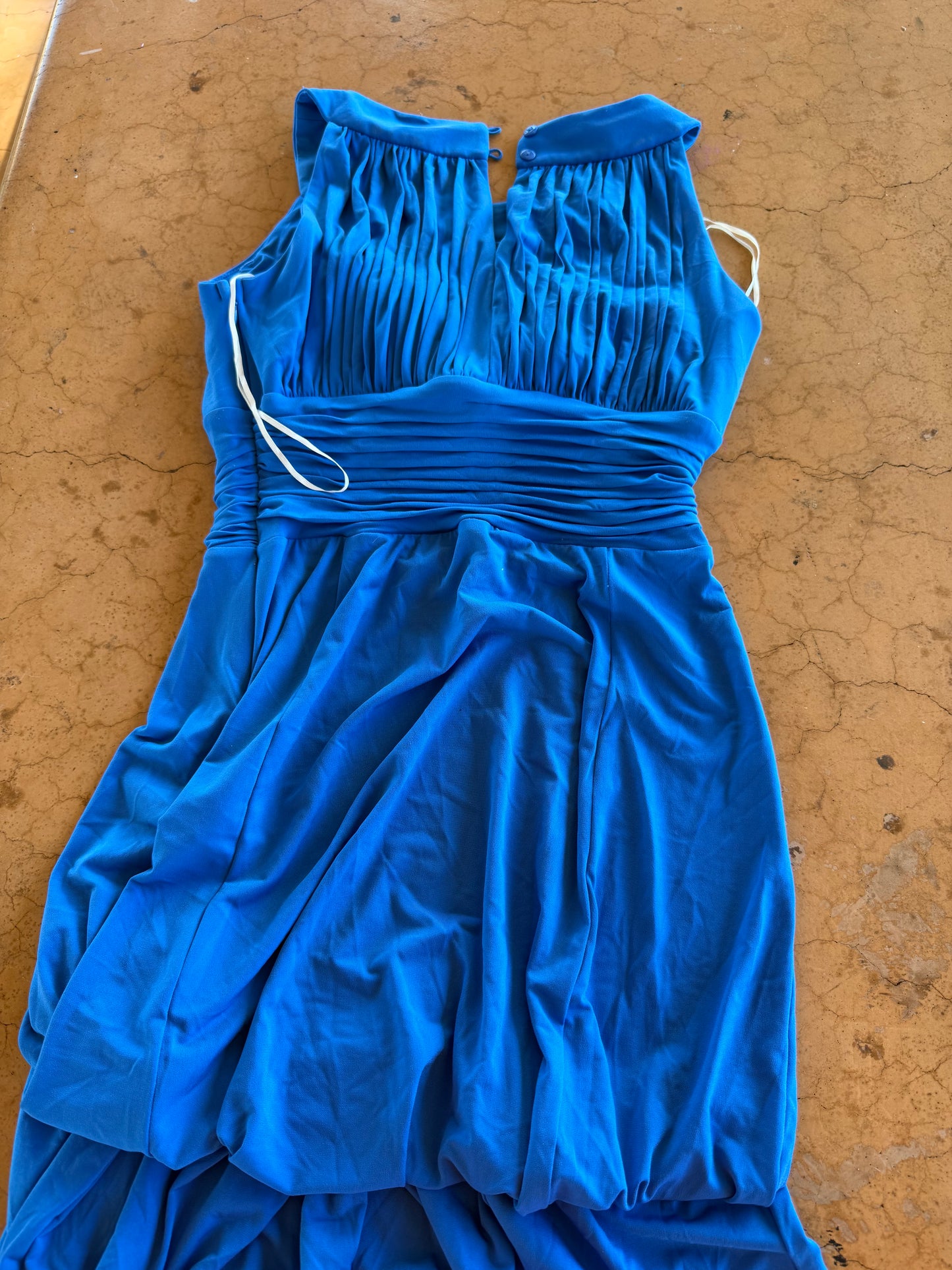 Sangria. dress elegant dress night out formal outfit blue color sleeveless dress size 10 long length…