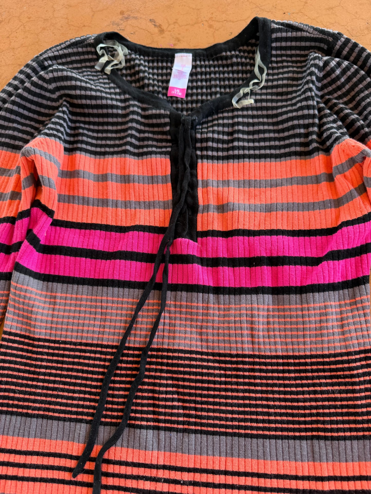 No Boundaries clothing line dress knitted colorful dress half length size Large…