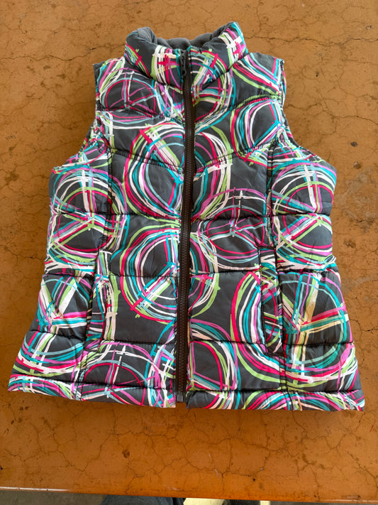 Old Navy. Padded vest colorful zipper front size Large…