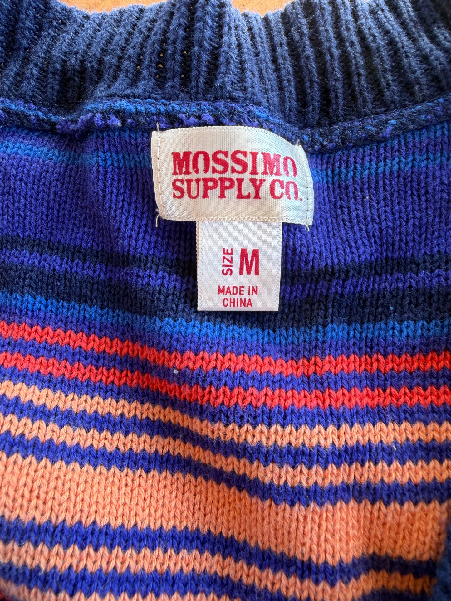 Mossimo sweater full length size Medium open front no buttons…