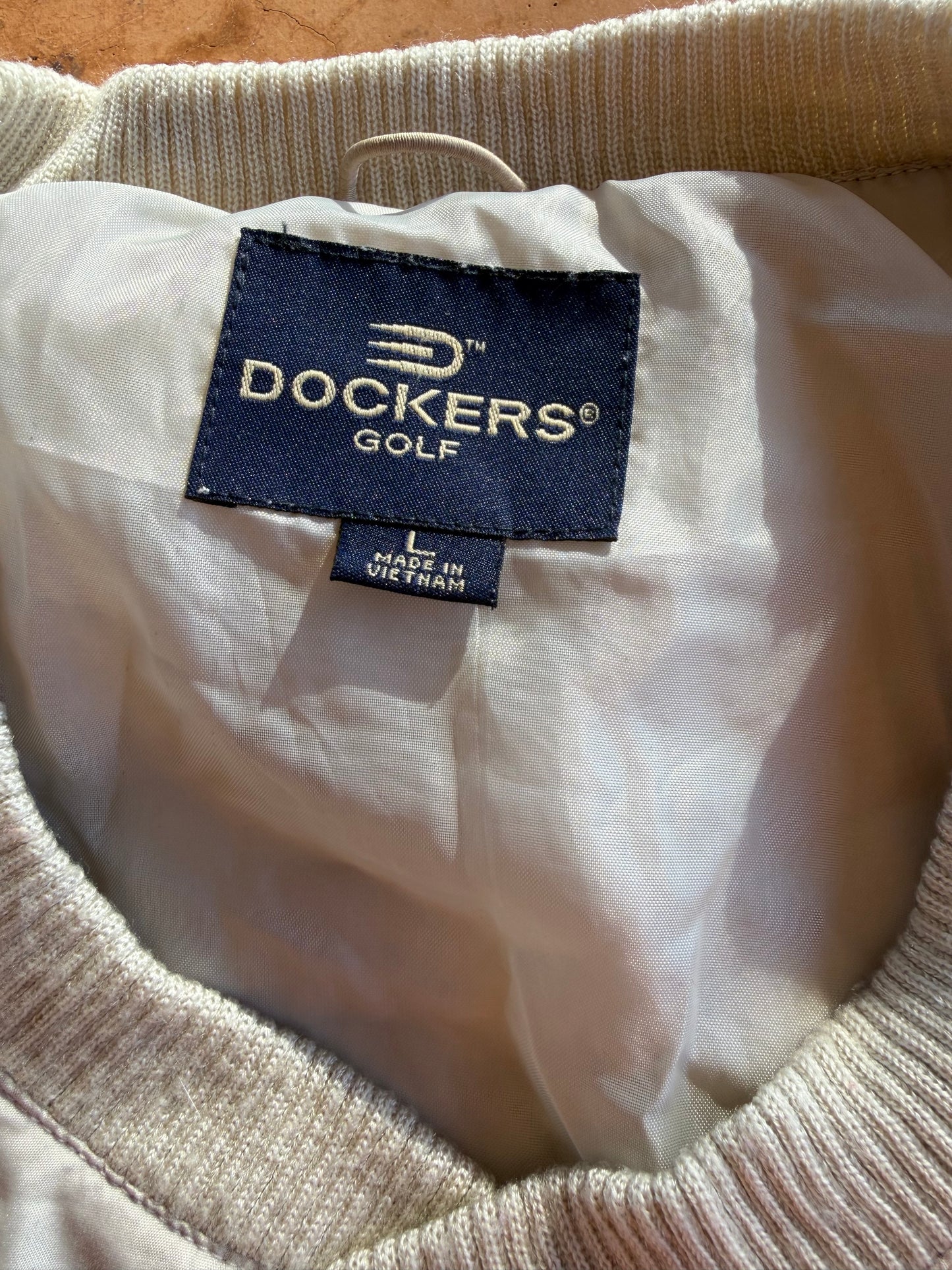 Dockers Golf light pullover jacket wind breaker size Large…