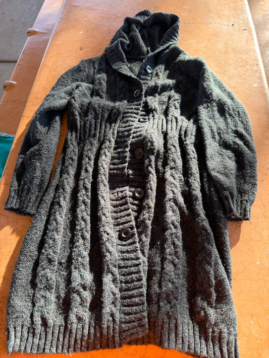 Motherhood clothing maternity knitted cotton jacket button down long coat …