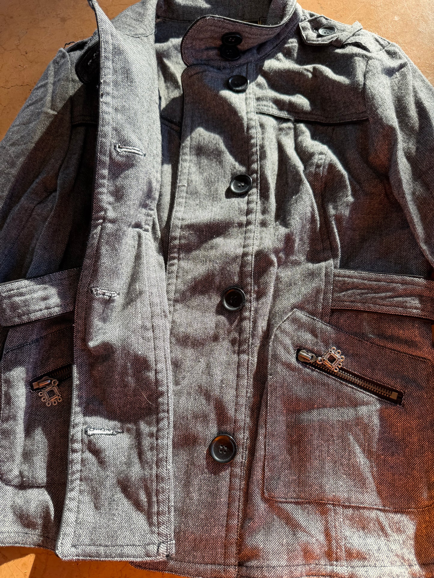 South Pole clothing company ladies jacket gray color size XL…