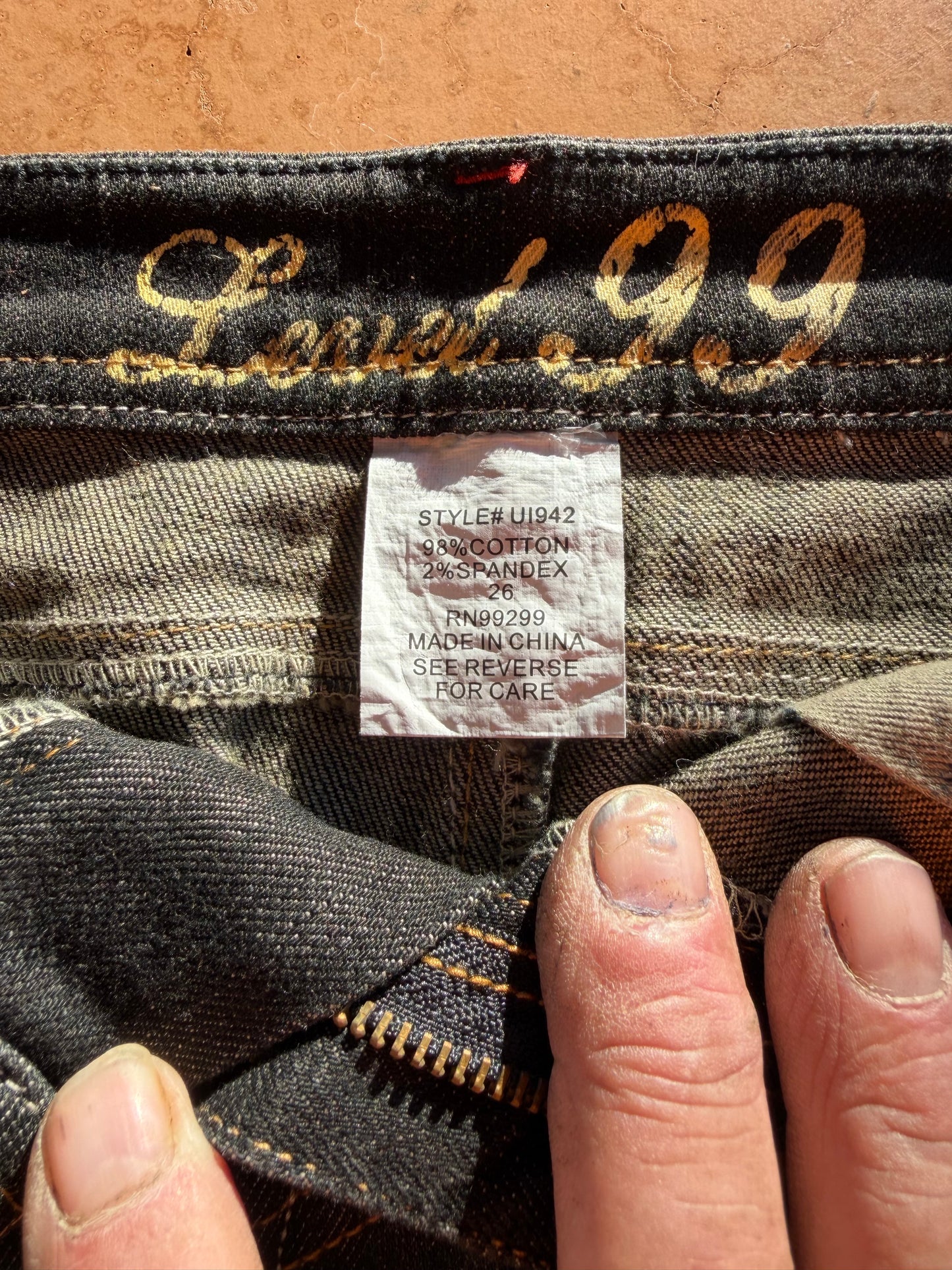 Level 99 clothing company denim skirt black size 26 sale new …
