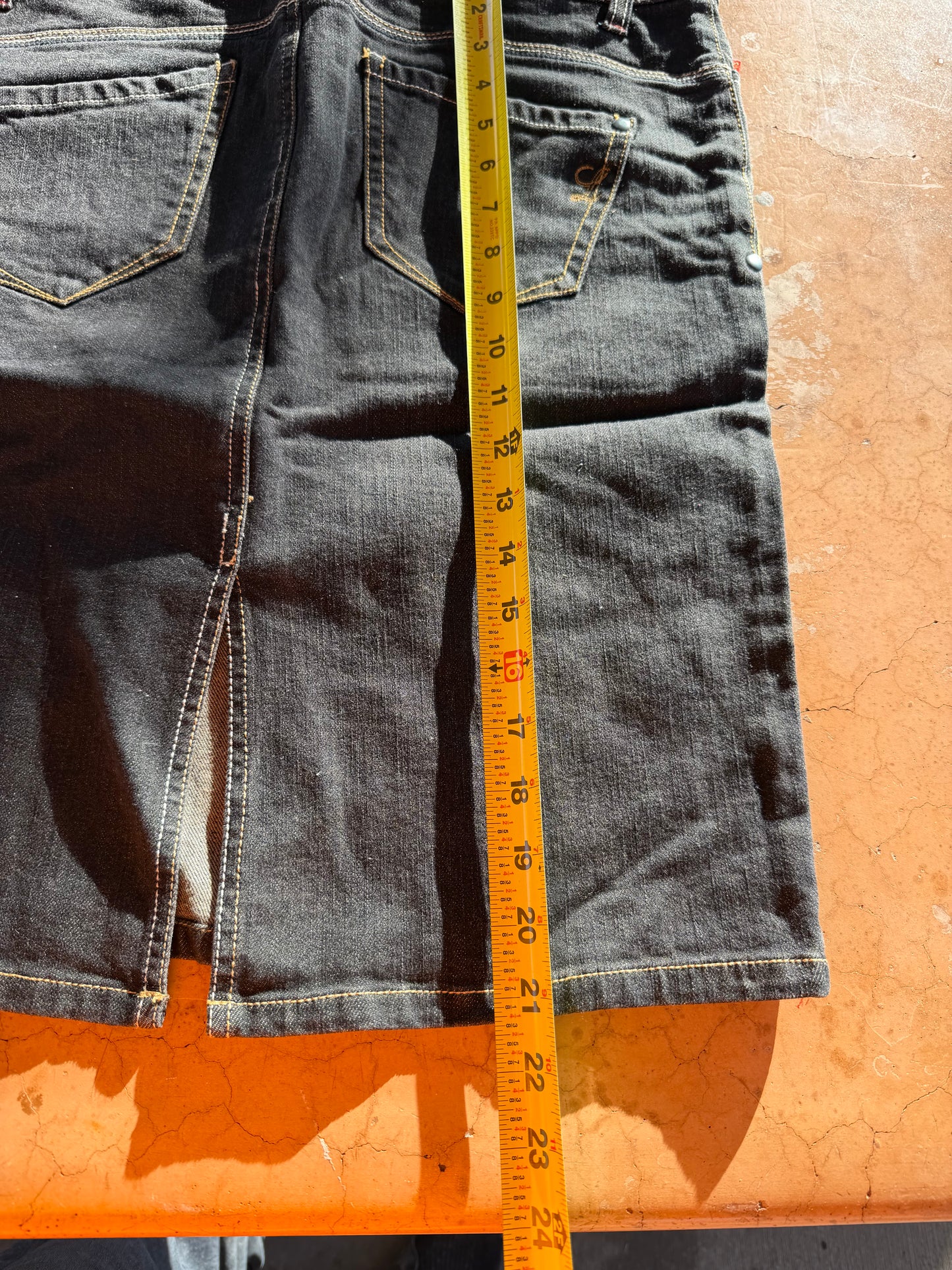 Level 99 clothing company denim skirt black size 26 sale new …