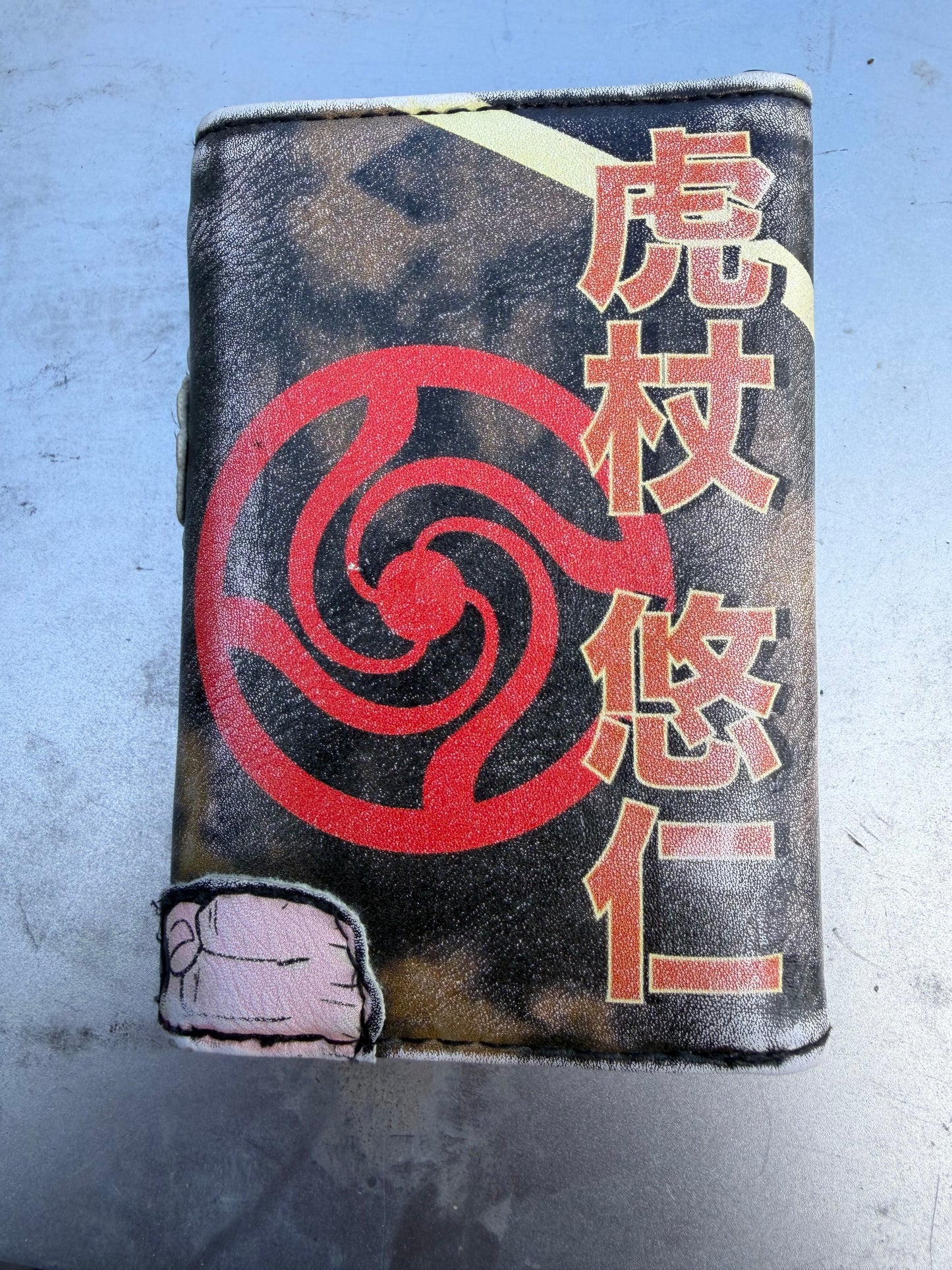 Shonen Jump Anime wallet leather with card holders and snaps together used …
