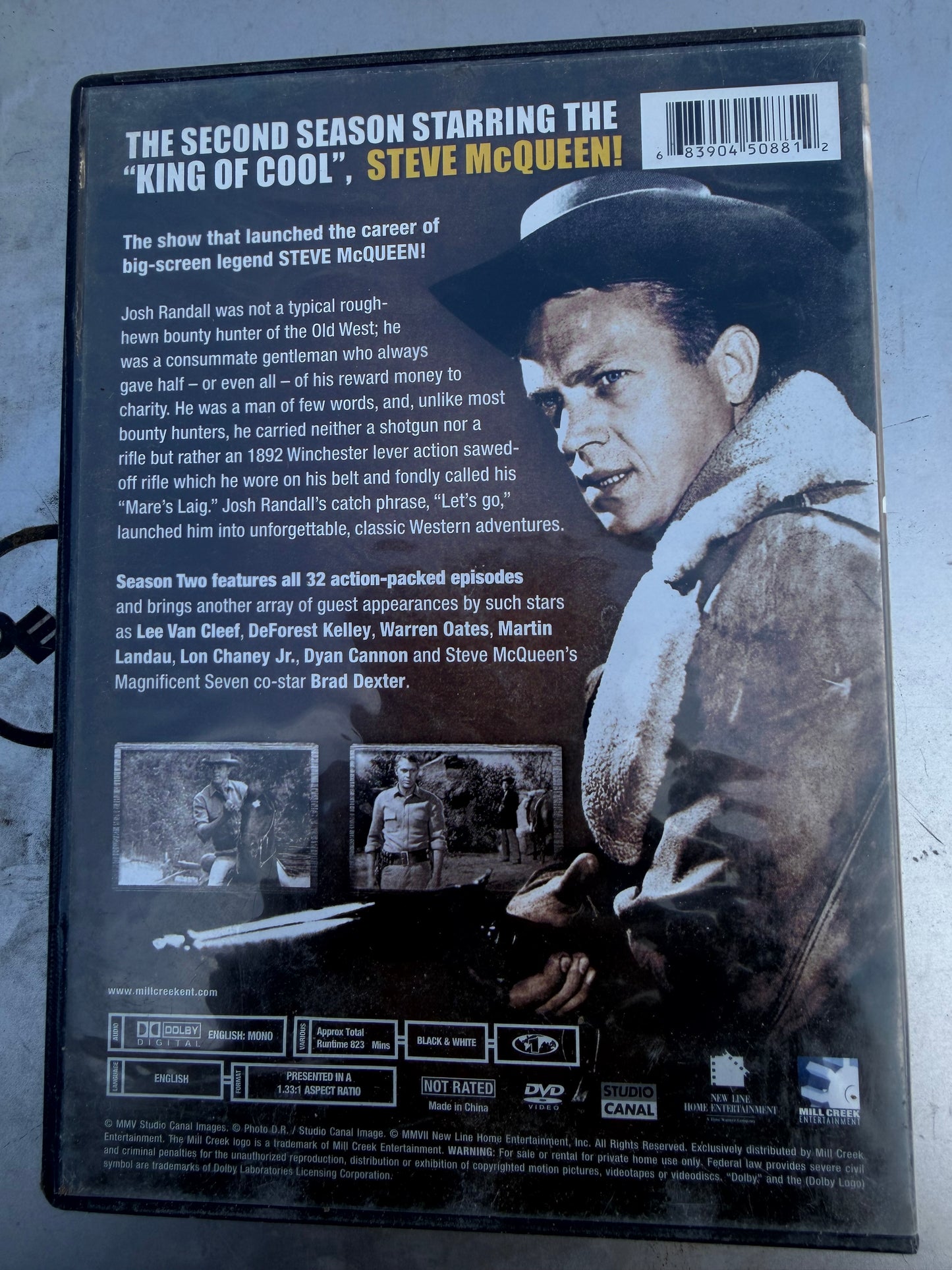 Wanted dead or alive with Steve McQueen western classic tv series season two on DVD…