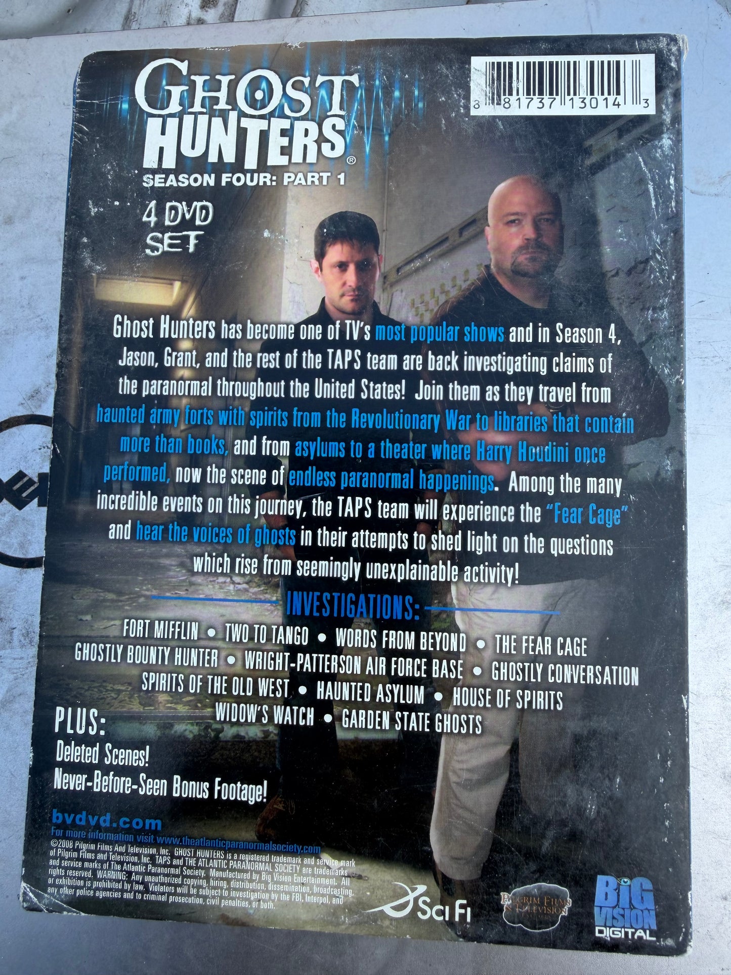 Ghost Hunters season four dvd set all episodes of season four…
