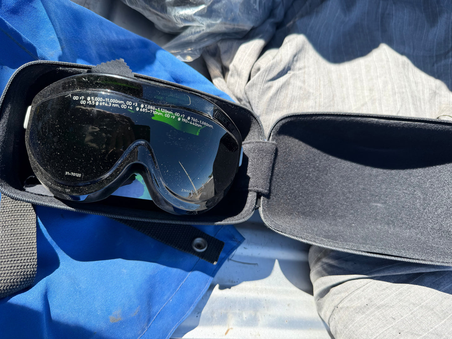 Honeywell googles green laser protection googles new with case …