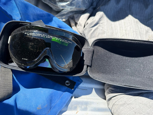 Honeywell googles green laser protection googles new with case …