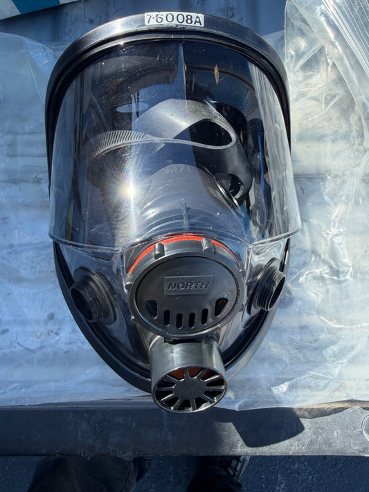 North 760-08A Official GasMask of commercial grade full face glass face. …