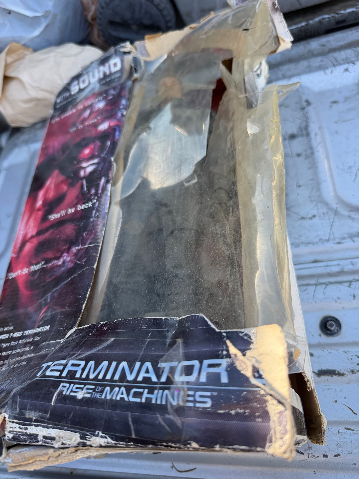 Terminator Arnold  T-850 12 inch action figure with sound new …