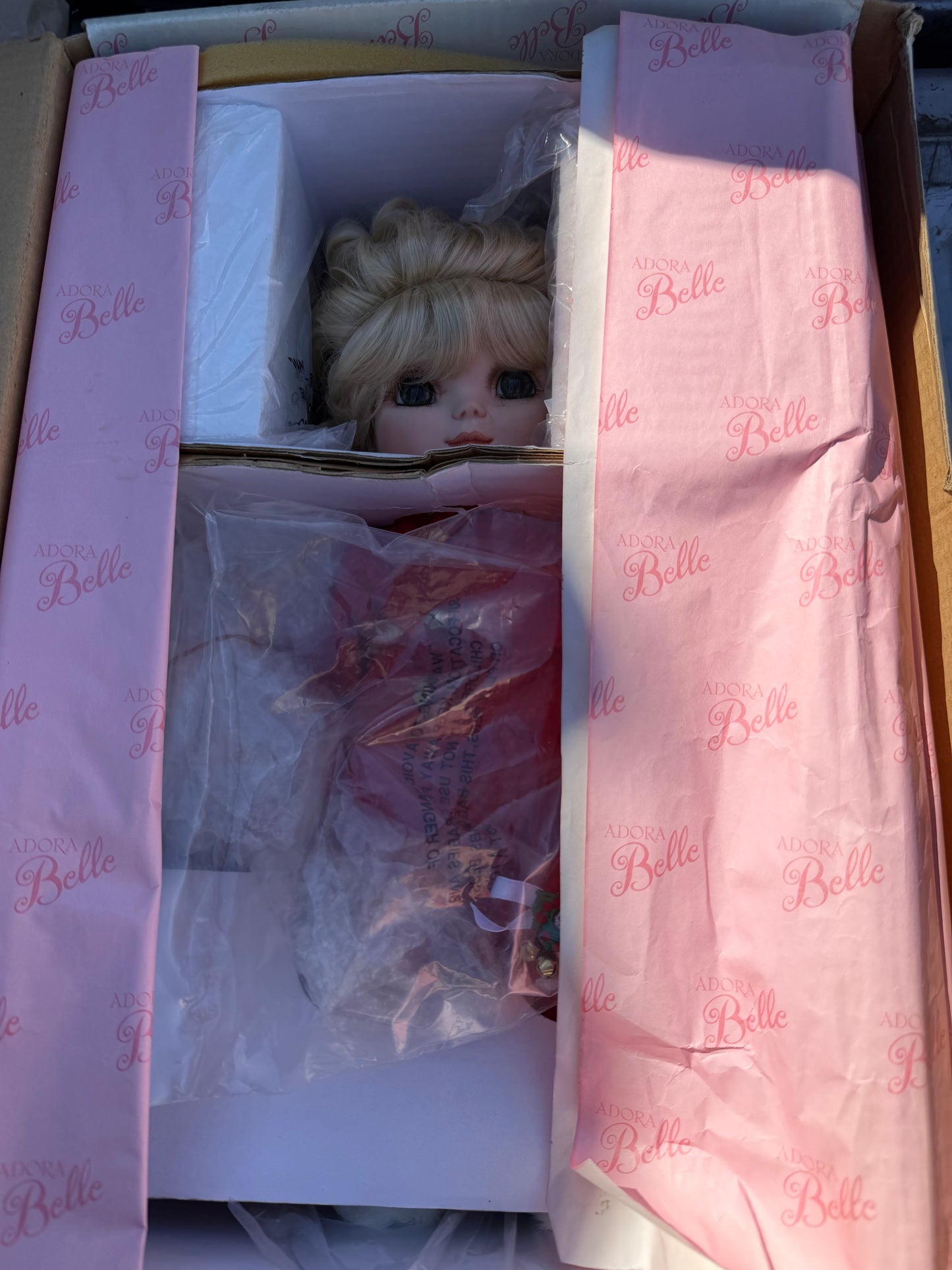 Marrie Ozmond doll Adora Belle costume make blonde hair doll 18 inch tall box red dress collection…