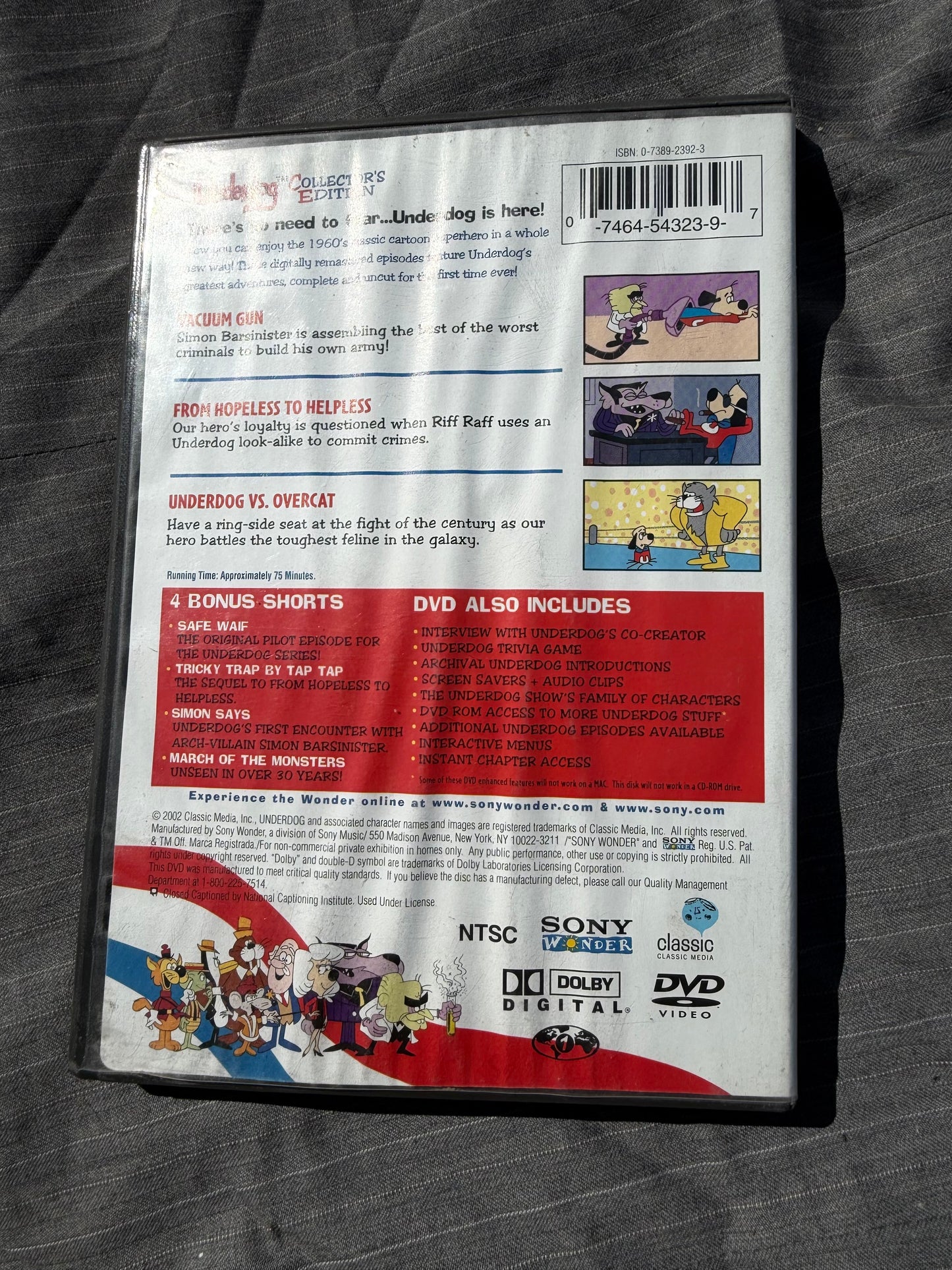 UnderDog animation DVD collector edition tv series…