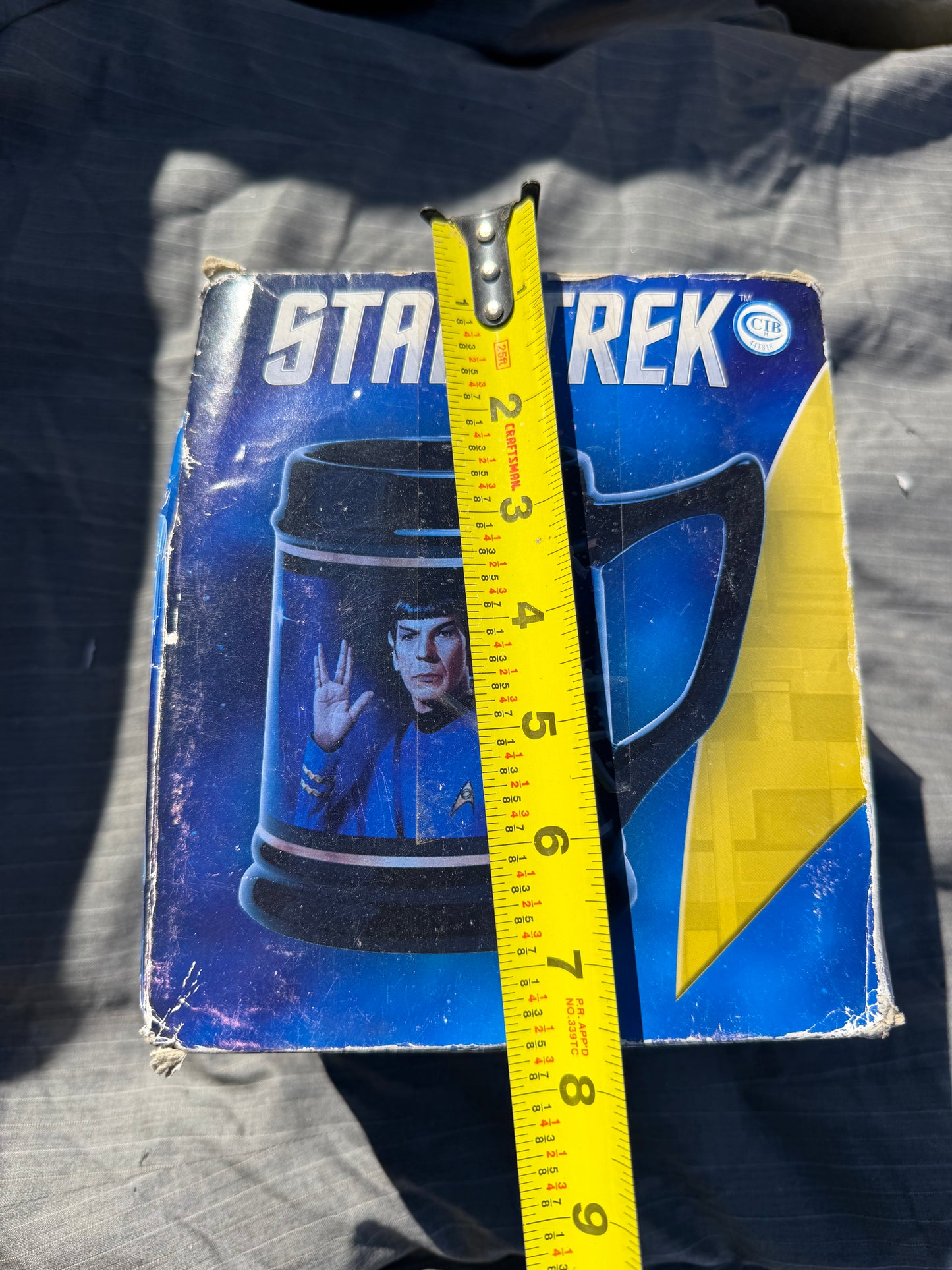 Star Trex Mr. Spock Volcan. Drinking cup mug 6 inch tall new  …