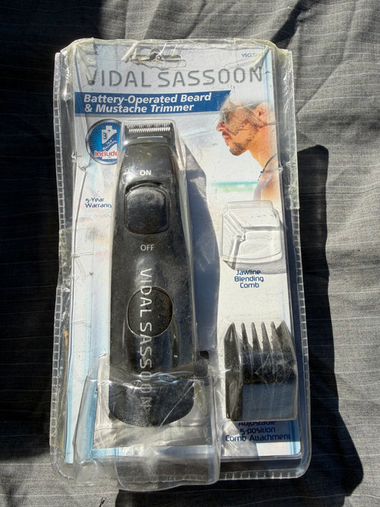 Vidal Sassoon beard and mustache trimmers new missing one part …