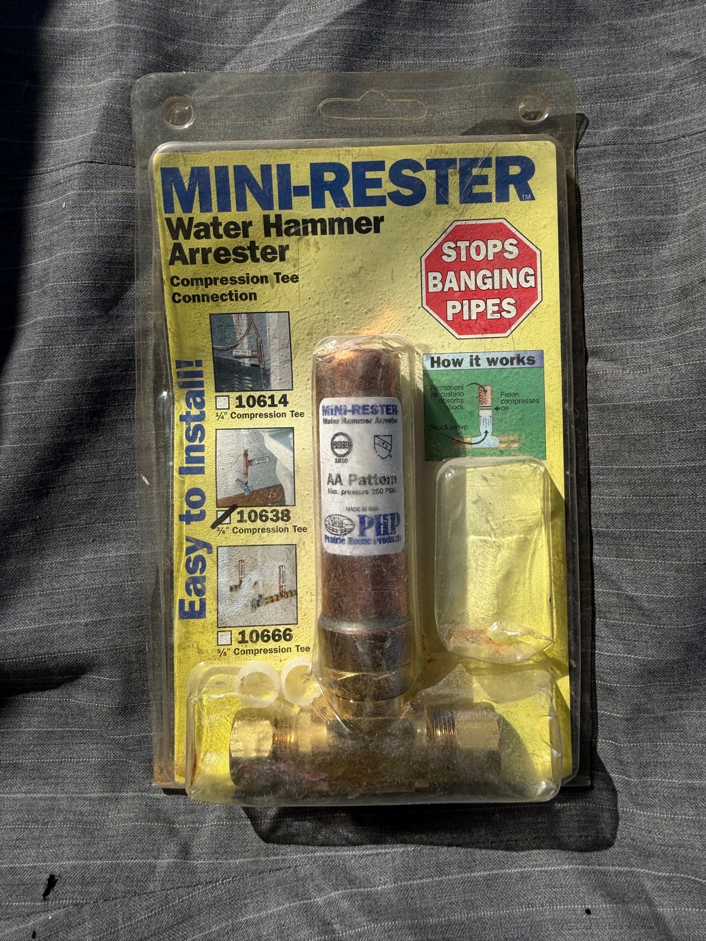 Prairie Home Products mini water hammer arestore stops water hammer in water pipe new …