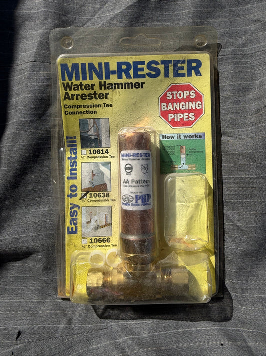 Prairie Home Products mini water hammer arestore stops water hammer in water pipe new …