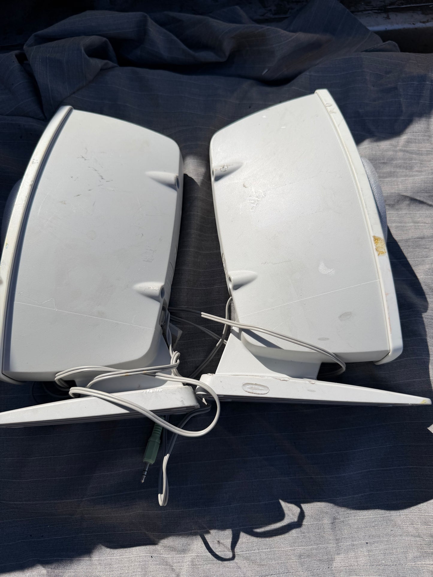 Sony computer speakers pair 9 inch tall new out of box not usb …