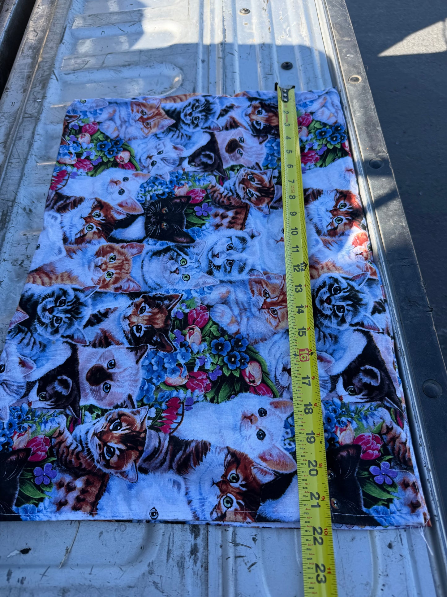 Kitty kitten cats pillow case 22x15 inch long homemade only one…
