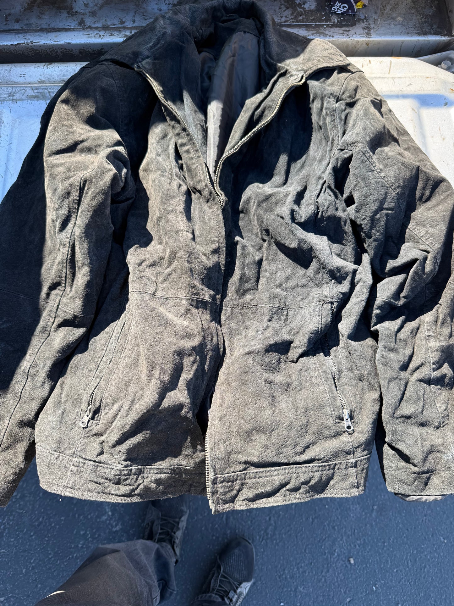 KnightBridge clothing line real leather coat size Small swade leather …