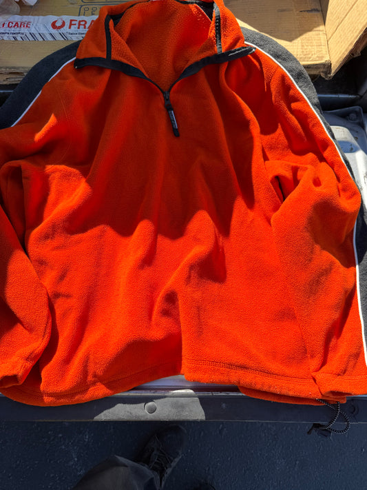 Old Navy pull over terry cloth sweatshirt orange color size XL …