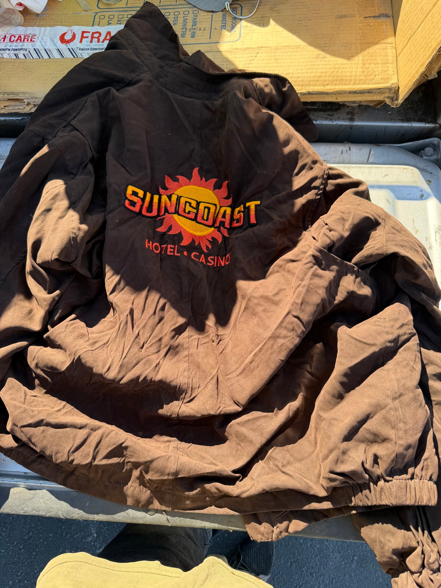 Sun coast casino coat vintage gift coat from the casino in Las Vegas embroidered on back…