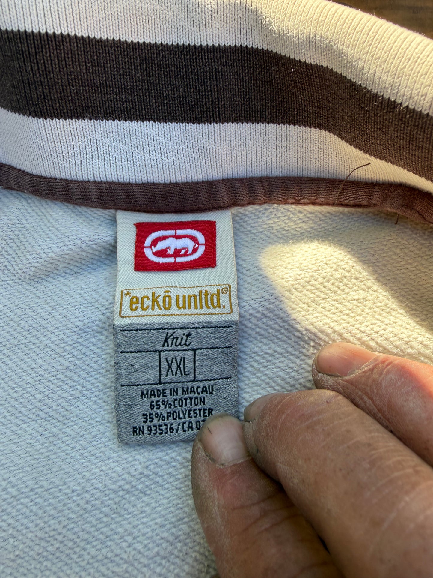 Ecko unlimited knit shirt  official Ecko clothing company size XXL with cool logos king designs vintage shirt …