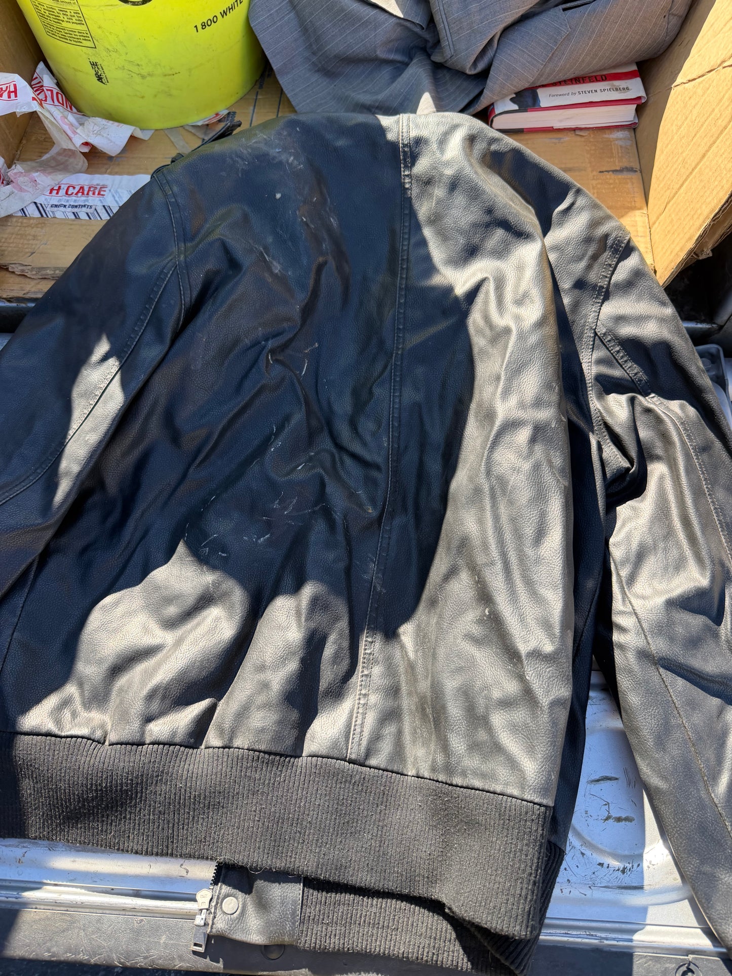 Route 66 clothing company official  line real Leather coat dark brown color size XL …