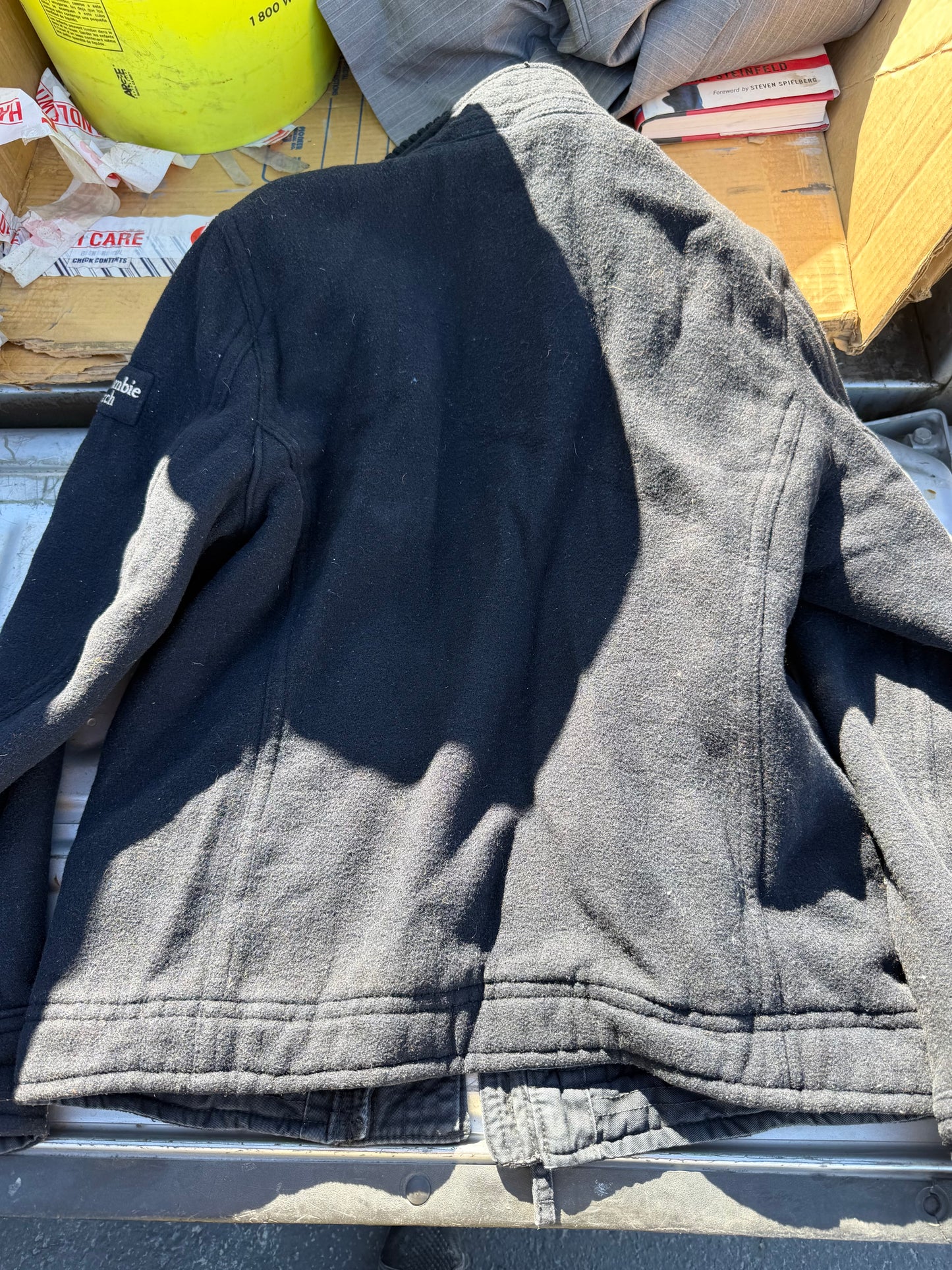 Abercrombie and Fitch of New York coat heavy winter coat size Large dark Blue color …