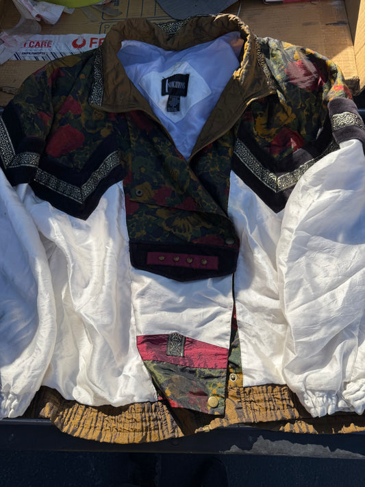 Indications clothing line light wind jacket pull over size XL colorful…
