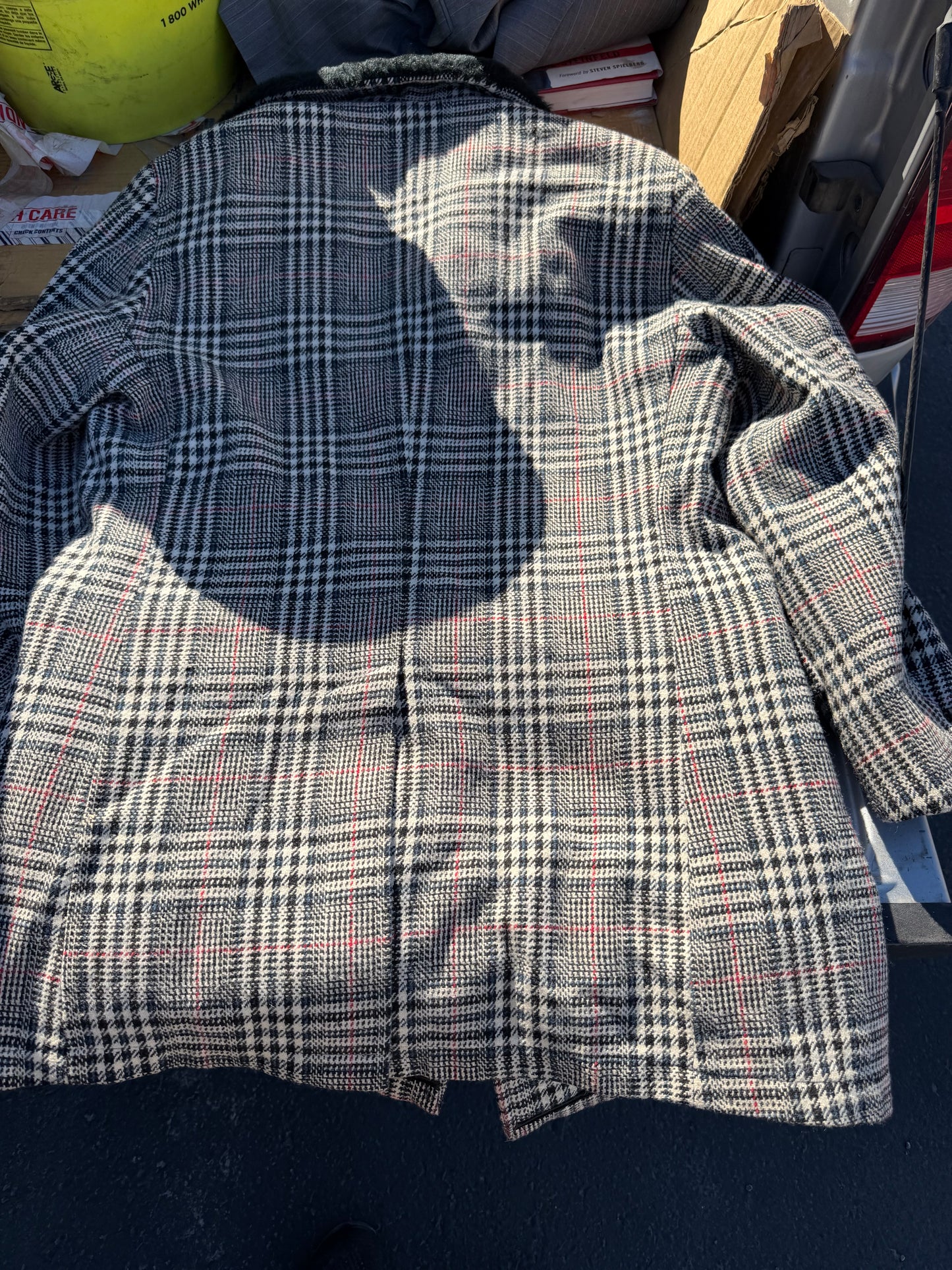 Weather Caster of New York women’s size XL plaid coat …