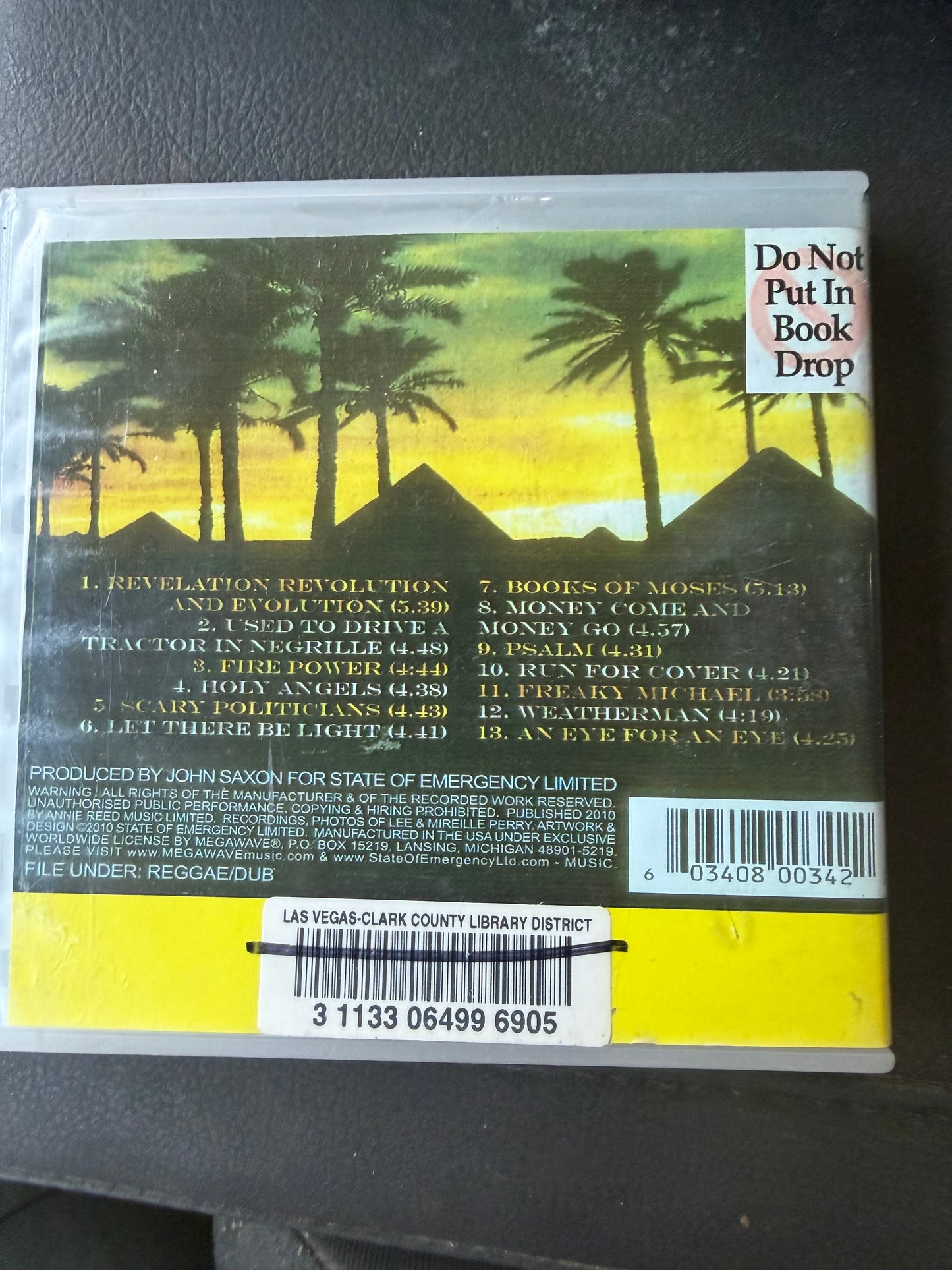 Revelation From Lee Scratch Perry  cd-rom music cd audio…