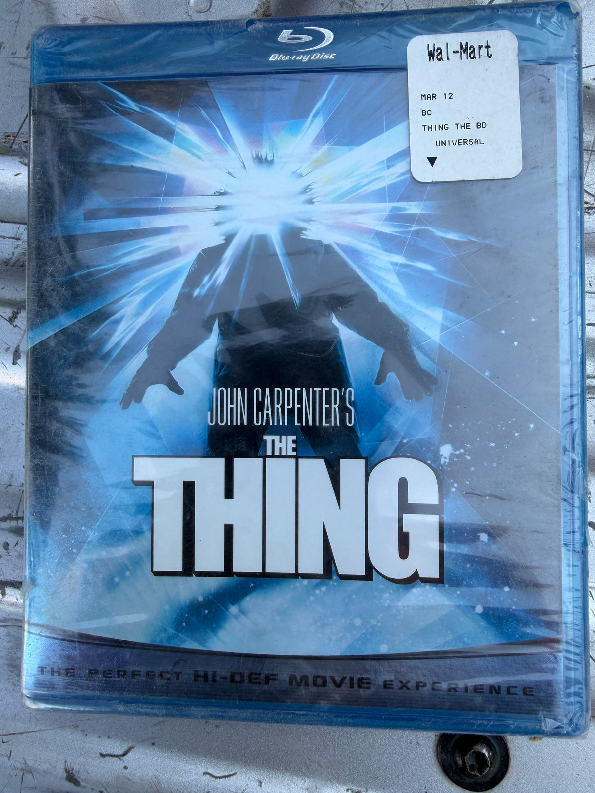The Thing blue ray new sealed with Kirt Russel. Rated R …