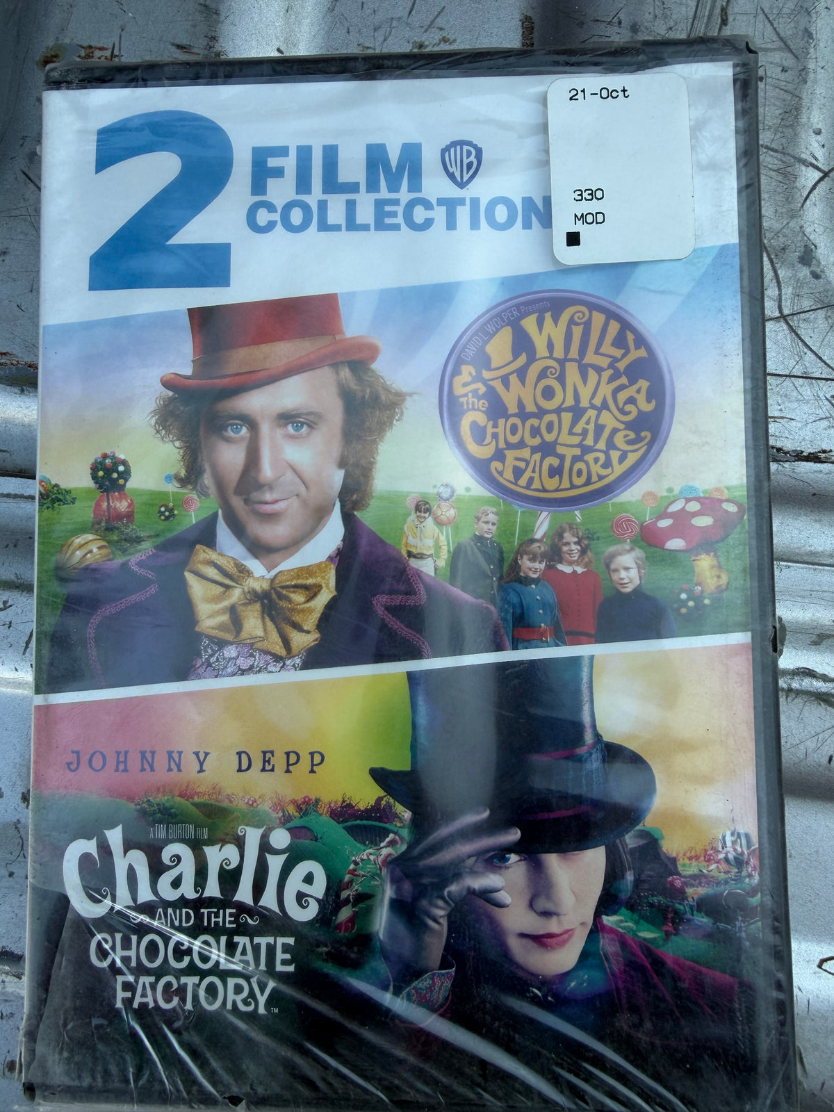 Charlie and the Wonka factory and the wonka factory with Johnny Depp new DVD…