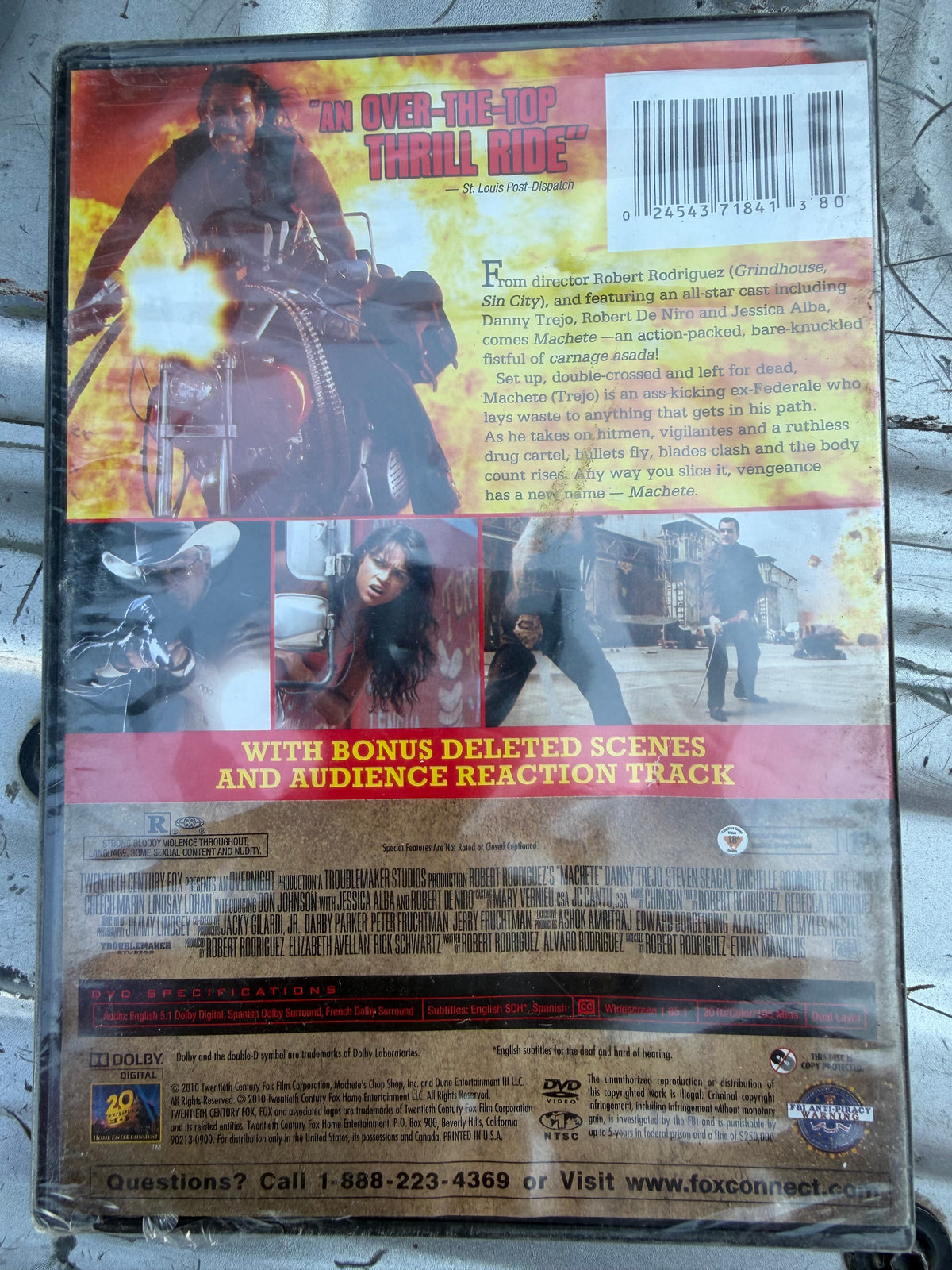 Machete DVD movie new sealed rated R …