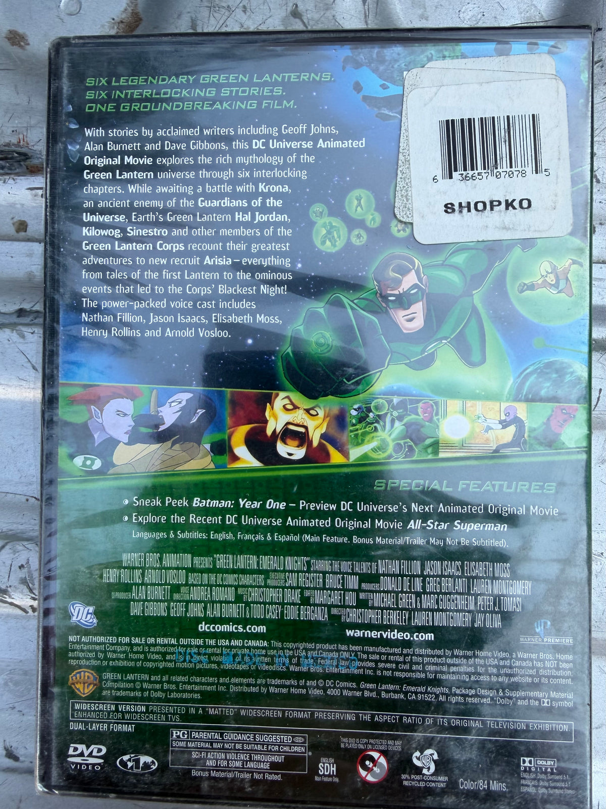 Green Lantern animation movie DC Comics. Rated pg new …