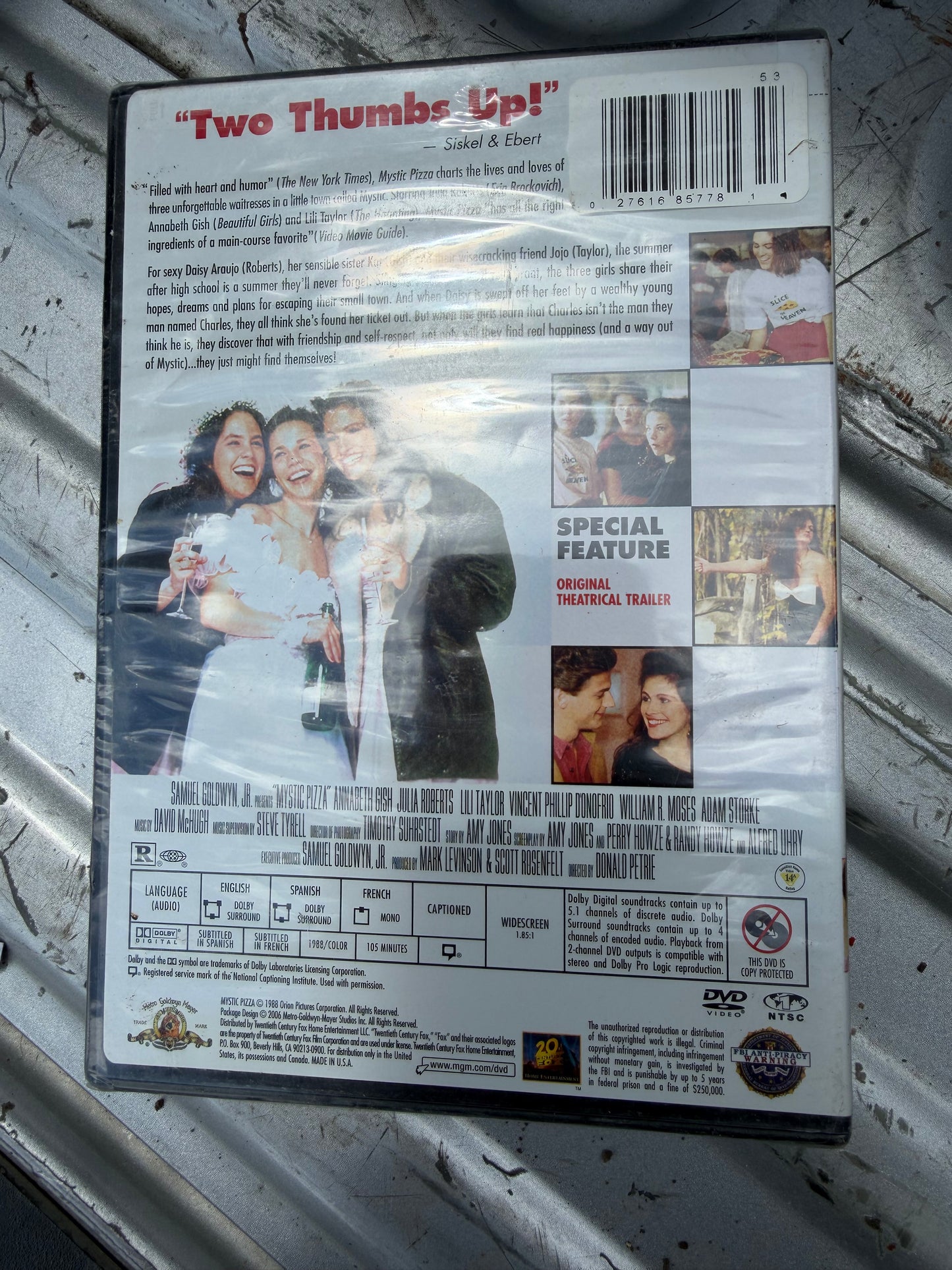 Mystic Pizza DVD movie rated R. With Julia Roberts new sealed….