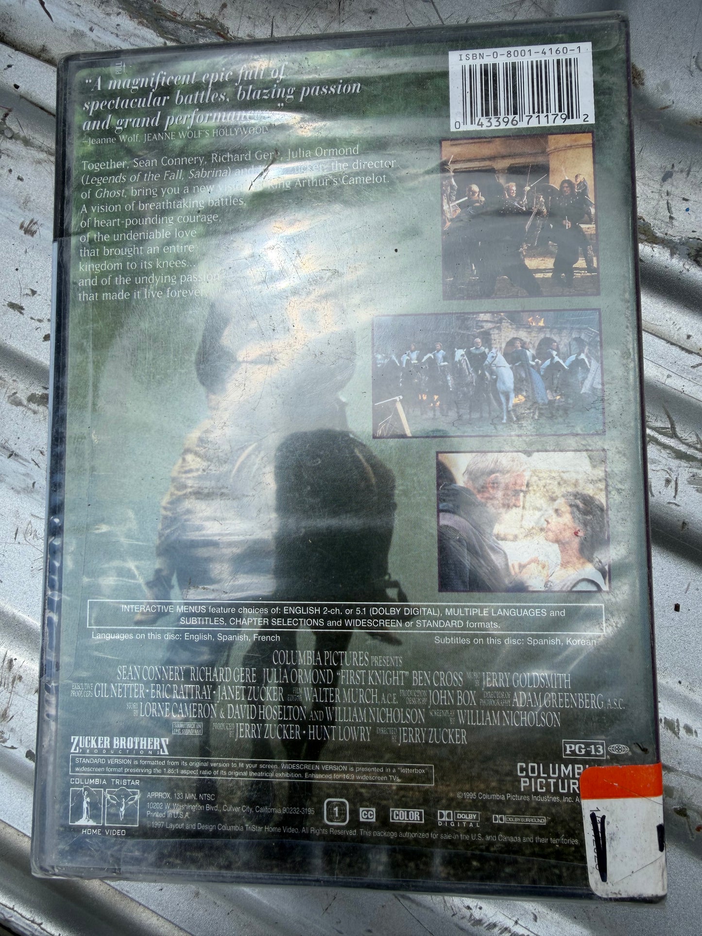 First Knight DVD movie with Sean Connery and Richard Gere new sealed…