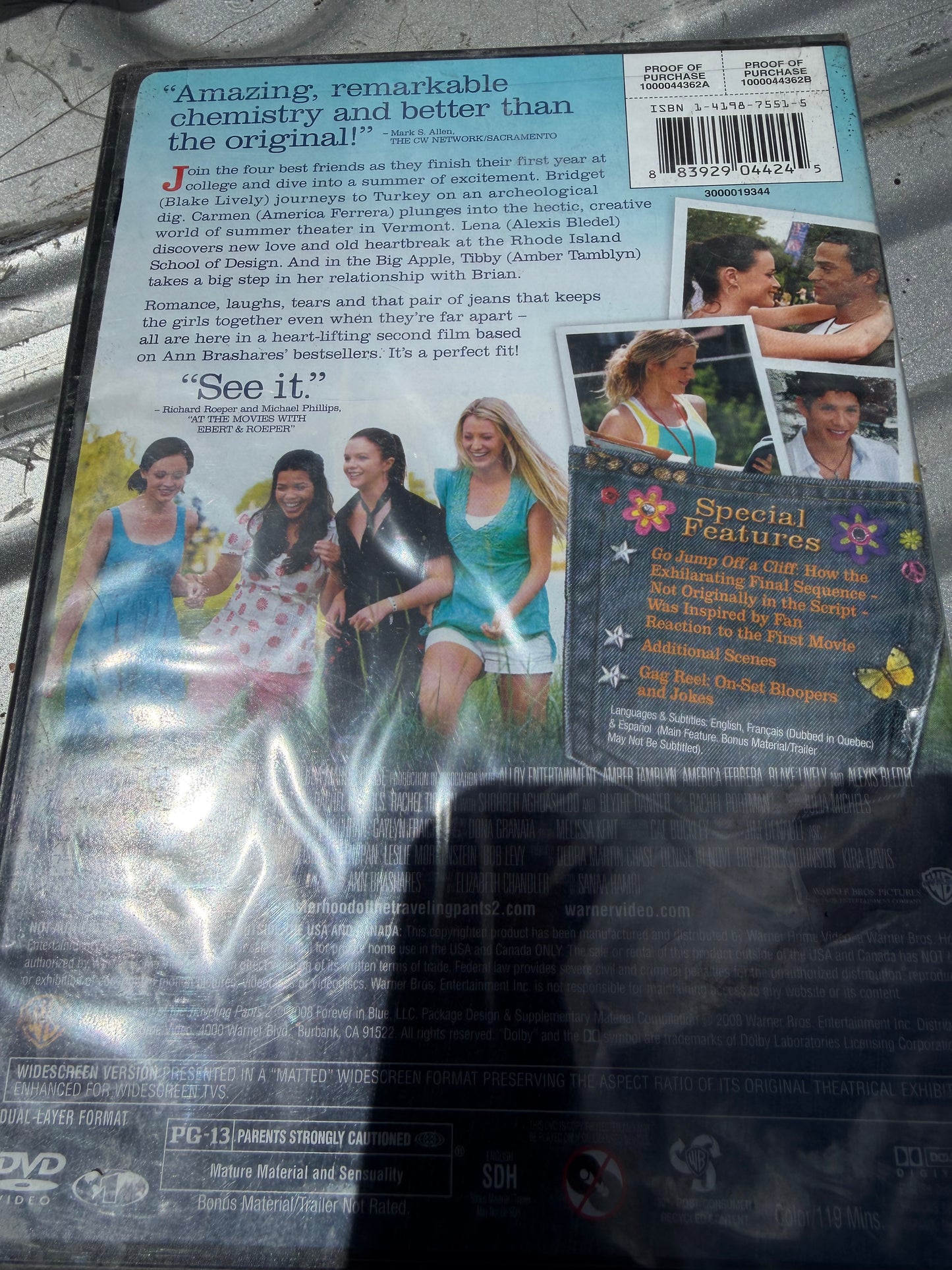 The Sisterhood of the Traveling Pants 2. DVD movie new sealed…