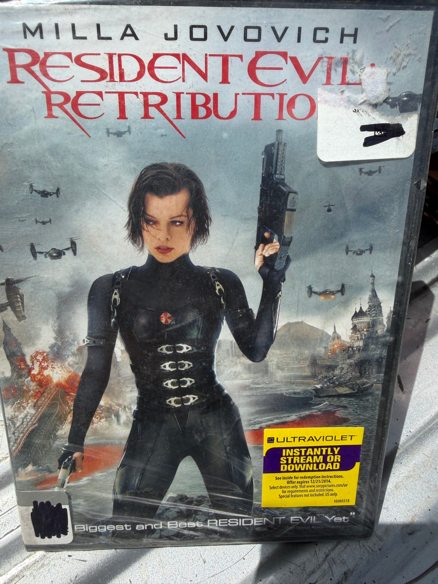 Resident Evil Retribution. DVD movie rated R new sealed…