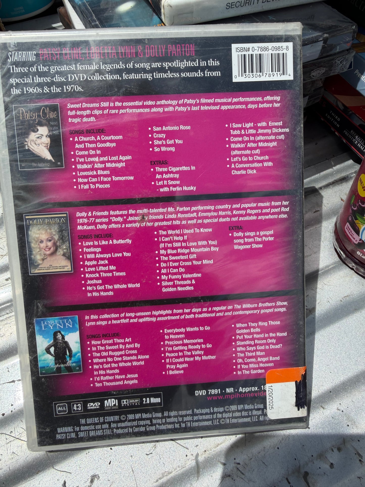 The Queen’s of Country Music dvd movie with Dolly Parton Patsy Cline Loretta Lyn new sealed…