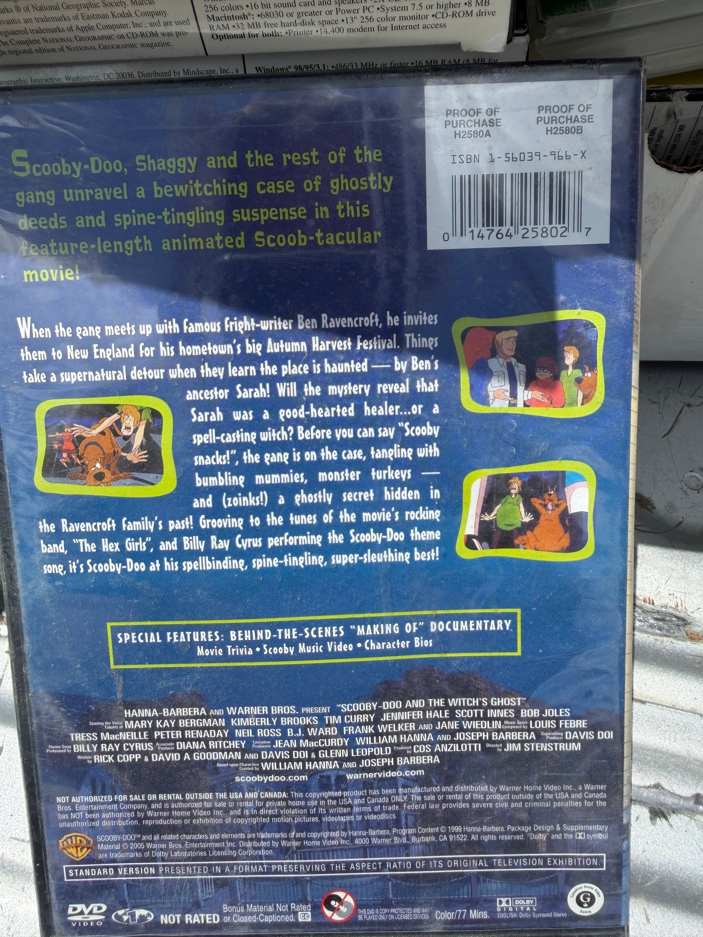 Scooby Doo and the Witches Ghost DVD movie full length movie new sealed…