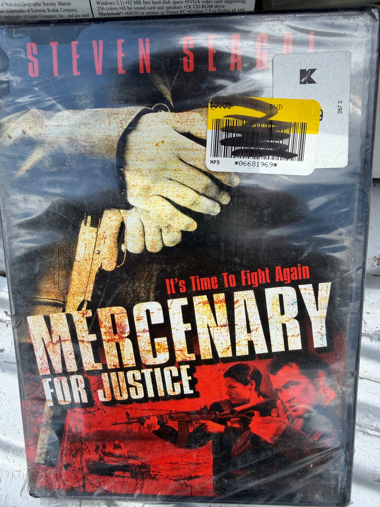 Mercenary It’s time to fight again with Steven Sigal rated R new DVD movie….