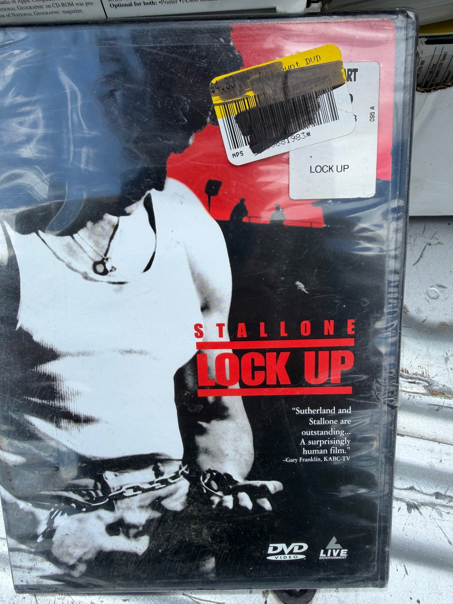 Locked up with Silvestster Stallone DVD movie new sealed ….