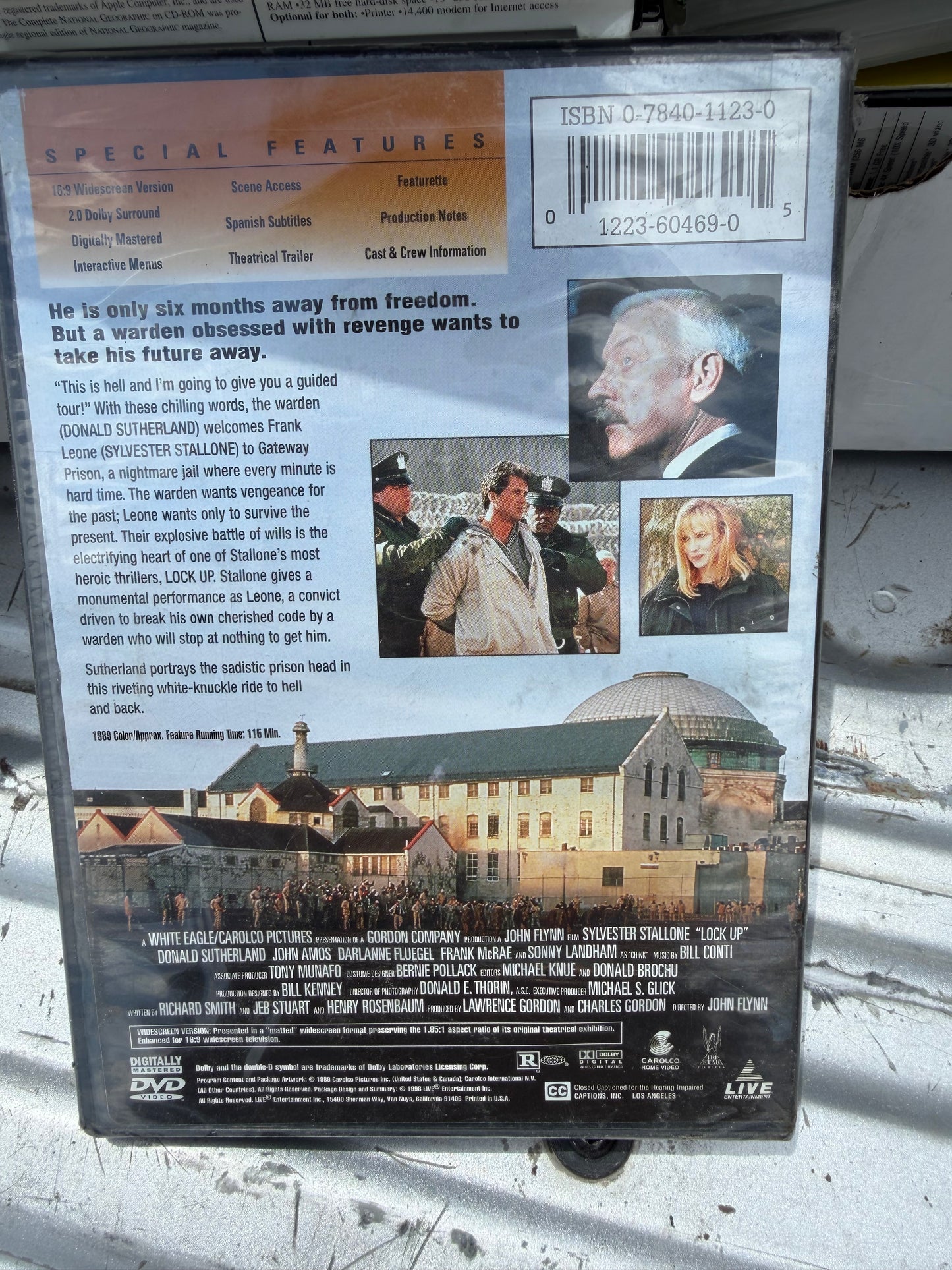Locked up with Silvestster Stallone DVD movie new sealed ….