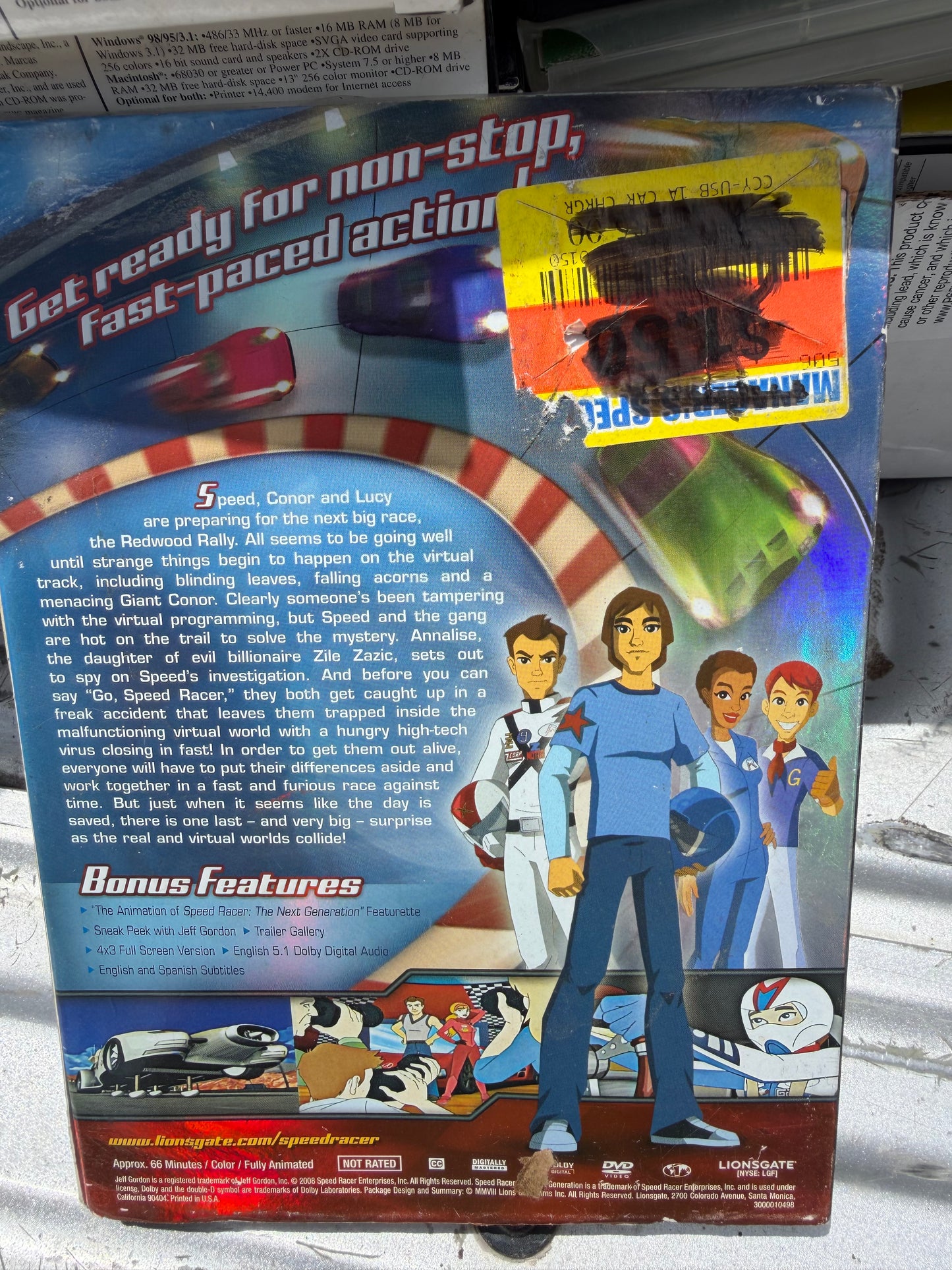 Speed racer the next Generation fast track the dvd movie new …